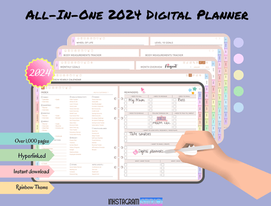 A Balanced Day: The Power of Inkstagram Studio’s All-in-One Planner