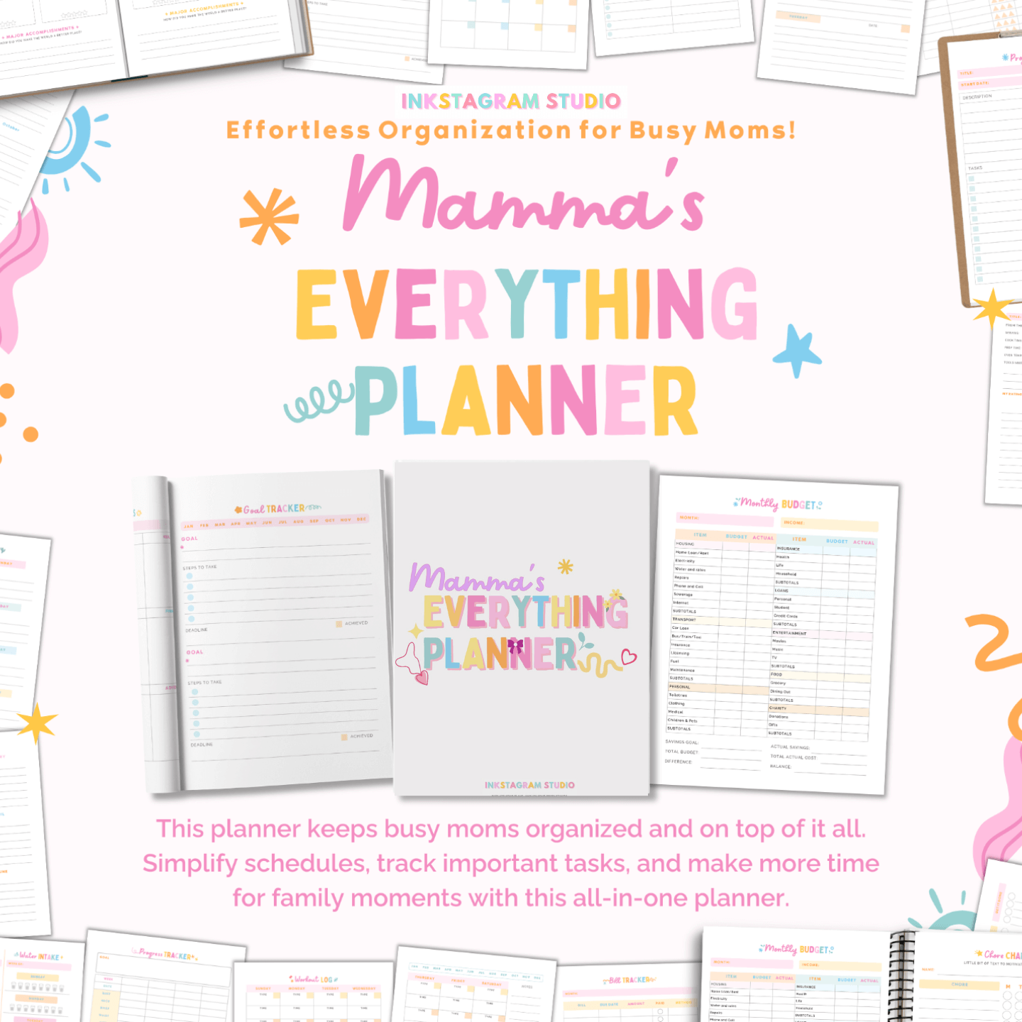 Momma's Everything Planner - Cutest Organizer for Busy Moms