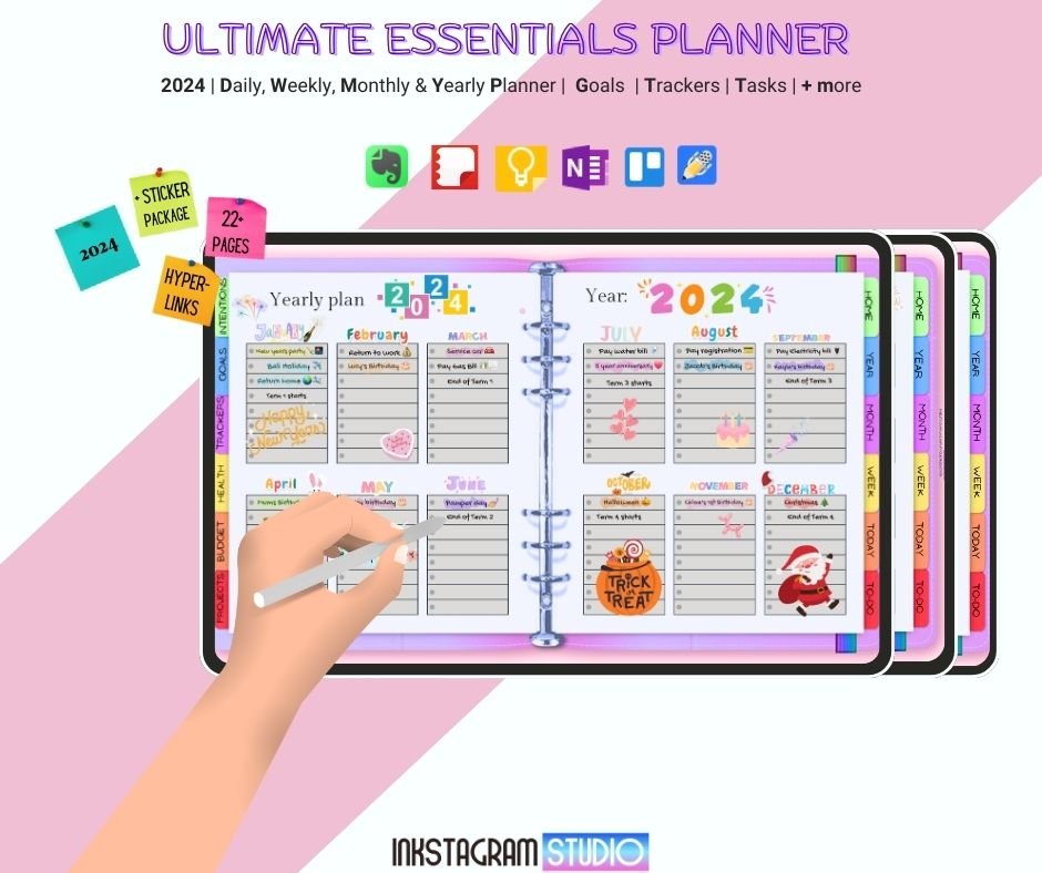 The Ultimate Essentials Digital Planner 